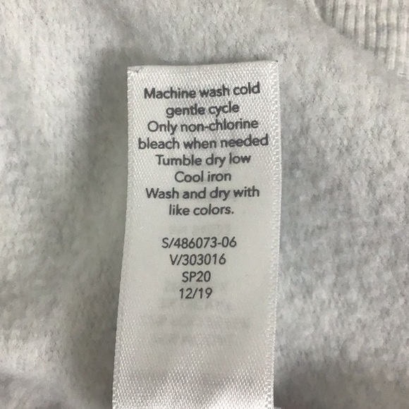 ATHLETA Purana Wrap Sweatshirt CYA Yoga Studio Soft Light Heather Gray Women’s L - Picture 8 of 8